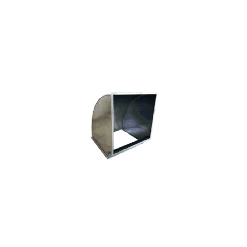 Вентиляционный угловой короб MASTER 45°, 650x650, R150