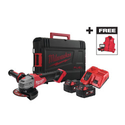 Промо-набор с УШМ 125 мм Milwaukee M18 FSAG125XBMC-502X