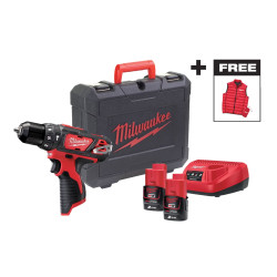 Промо-набор с импульсным винтовертом Milwaukee M12 BPDMC-202C