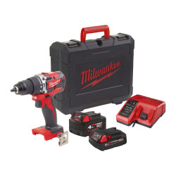 Компактная бесщеточная ударная дрель Milwaukee M18 CBLPD-422C