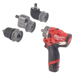 Субкомпактная ударная дрель Milwaukee со съемным патроном M12 FPDXKIT-202X