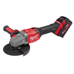 Высокопроизводительная УШМ Milwaukee 125 мм с тормозом и ползунковым выключателем M18 FHSAG125XB-552X