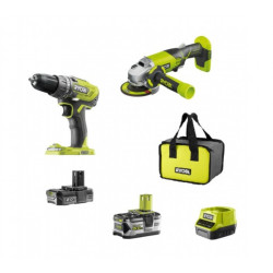 Набор инструментов Ryobi R18DDAG-252S ONE+