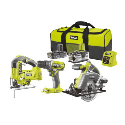 Набор инструментов Ryobi R18DDJSCSP-242S