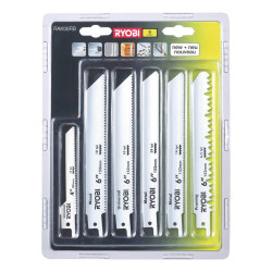 Набор полотен для сабельной пилы Ryobi RAK06RB