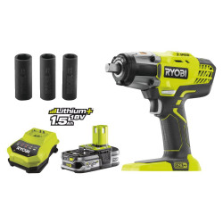 Импульсный гайковерт Ryobi R18IW3-L15S