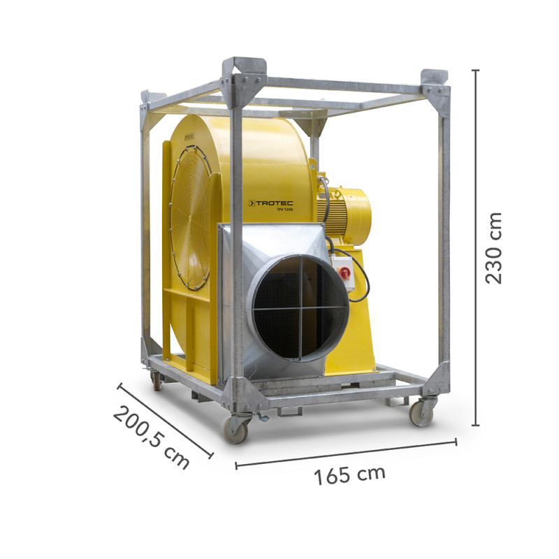 Вентилятор центробежный Trotec TFV 1200