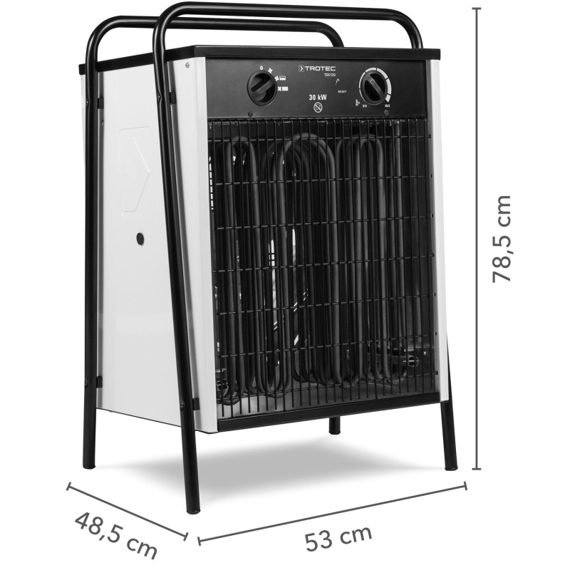 Электрический нагреватель TROTEC TDS 120  (30000 Вт, электрический, 380 В, 1980 м3/ч)